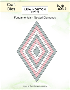 Fundamentals Die Set - Nested Diamonds (7 Dies)