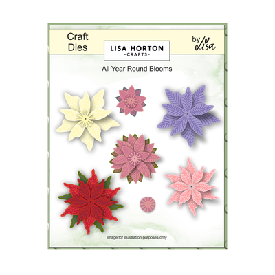 Lisa Horton Crafts All Year Round Blooms Die Set