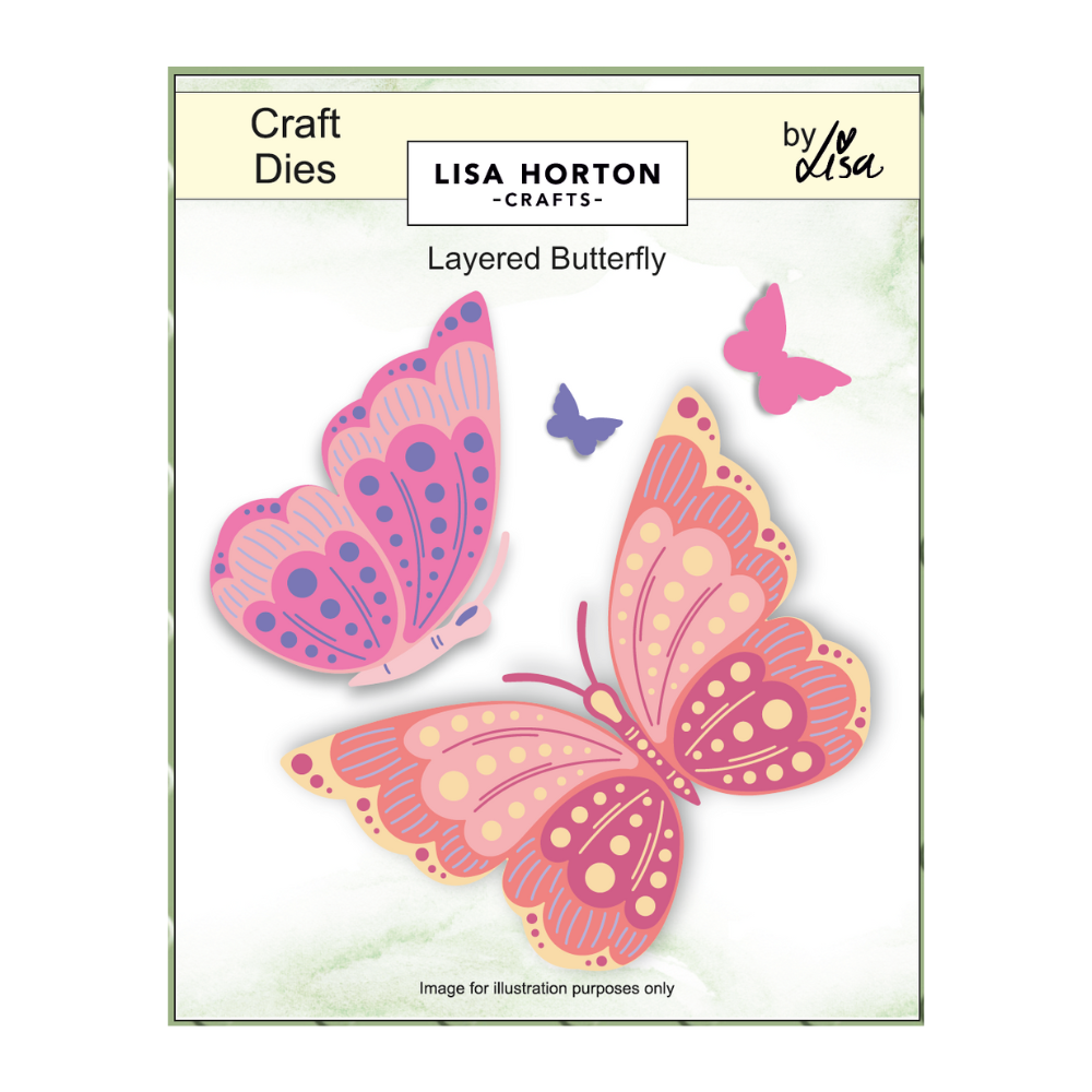 Lisa Horton Crafts Splendid Layered Butterfly Die Set