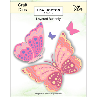 Lisa Horton Crafts Layered Butterfly Die Set