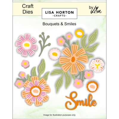 Bouquets & Smiles Die Set