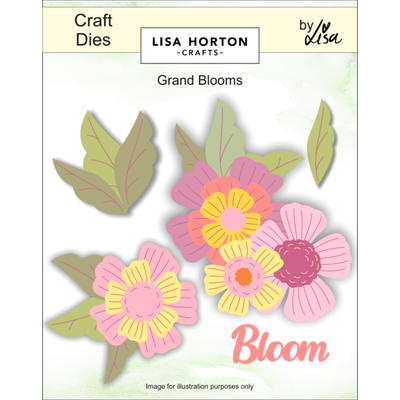 Lisa Horton Crafts Grand Blooms Die Set