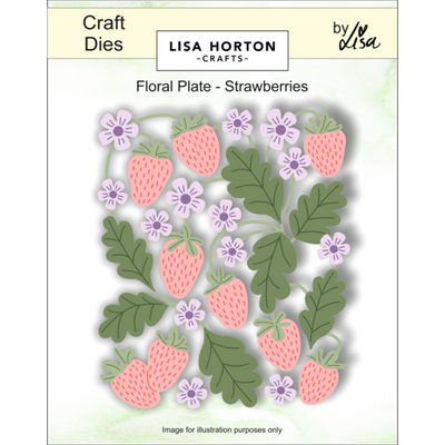 Strawberries Plate Die Set