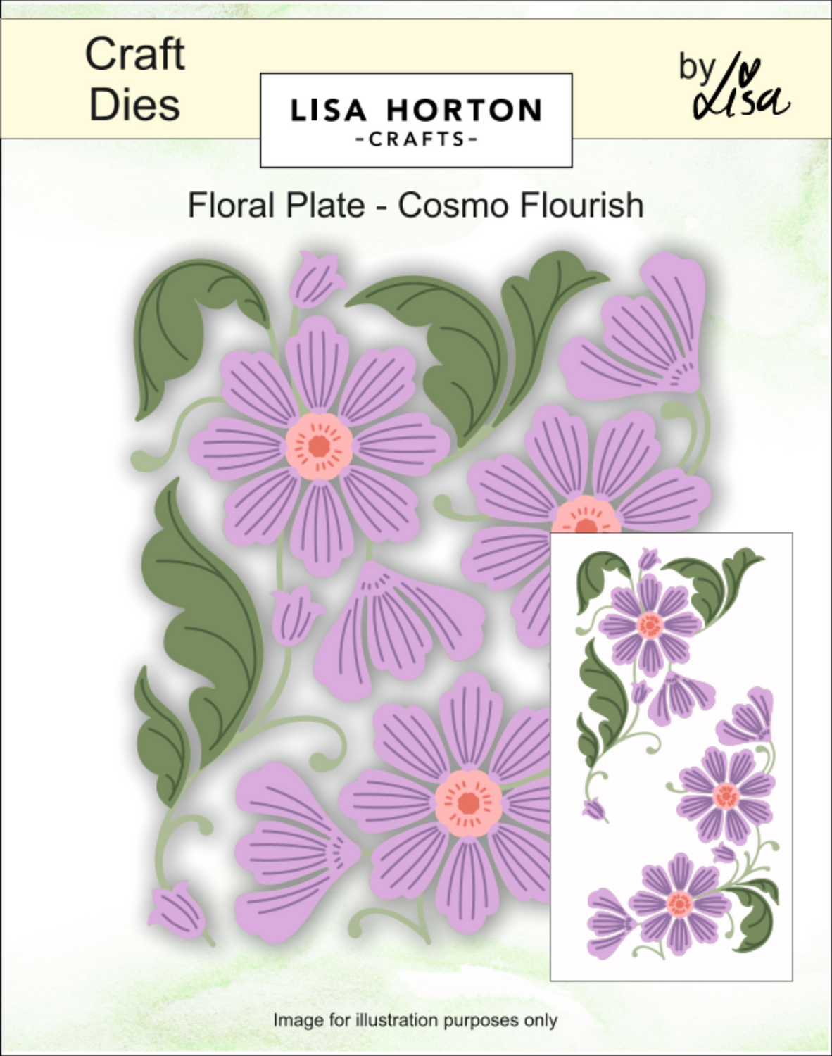 Cosmo Flourish Floral Plate Die Set