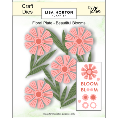 Beautiful Blooms Floral Plate Die Set