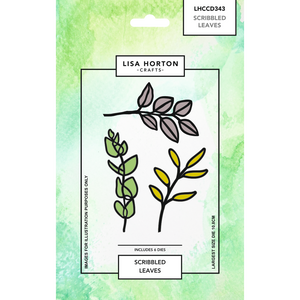 Scribbled Leaves Die Set – 6 Dies