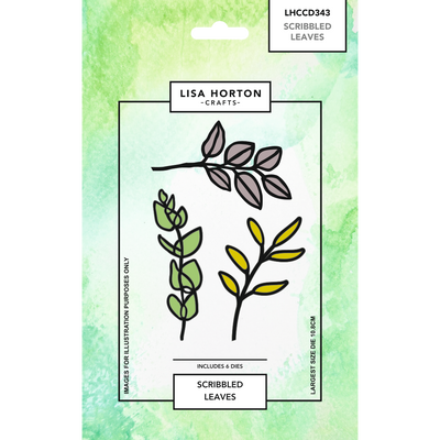 Scribbled Leaves Die Set – 6 Dies