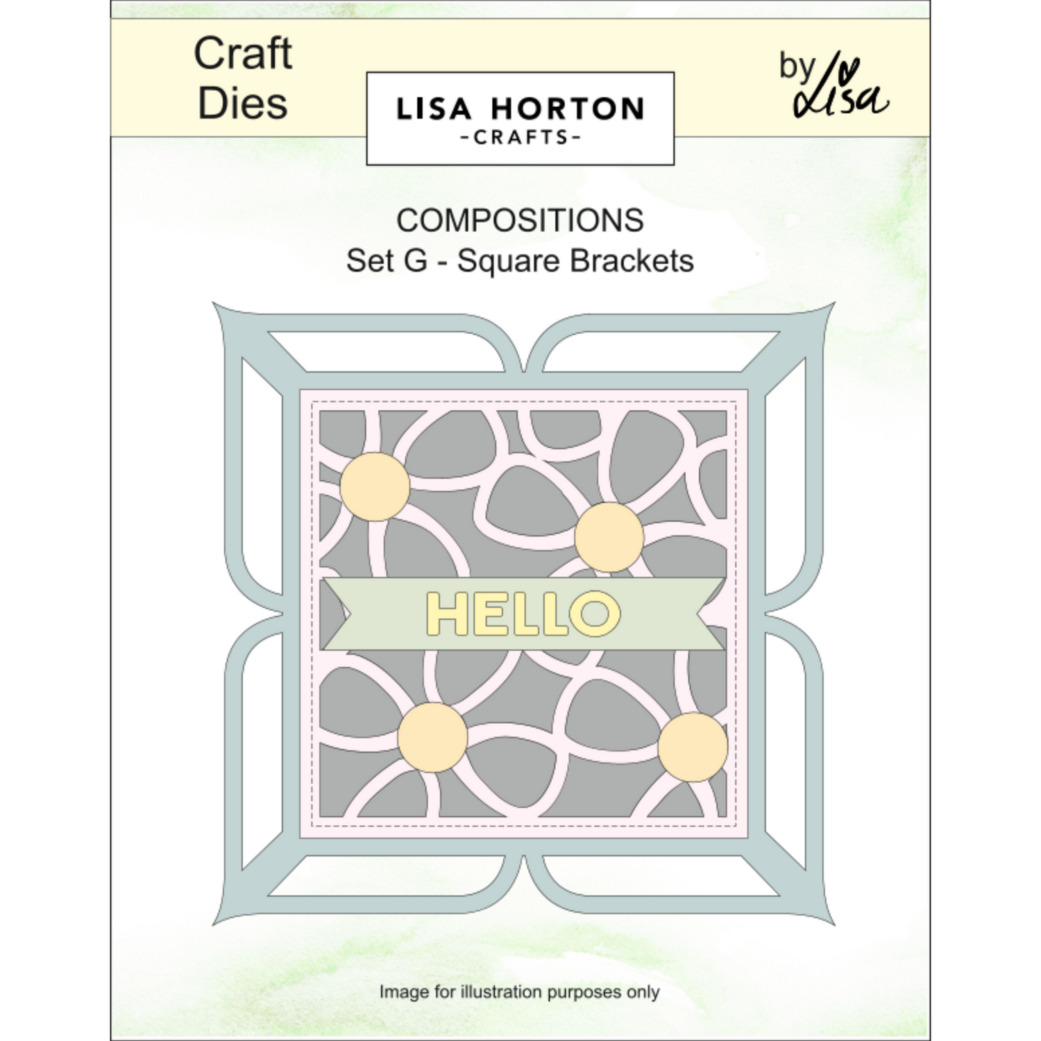 Composition Layout Dies - Set G (Square Brackets)
