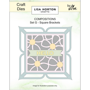 Composition Layout Dies - Set G (Square Brackets)