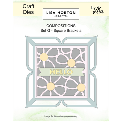 Composition Layout Dies - Set G (Square Brackets)