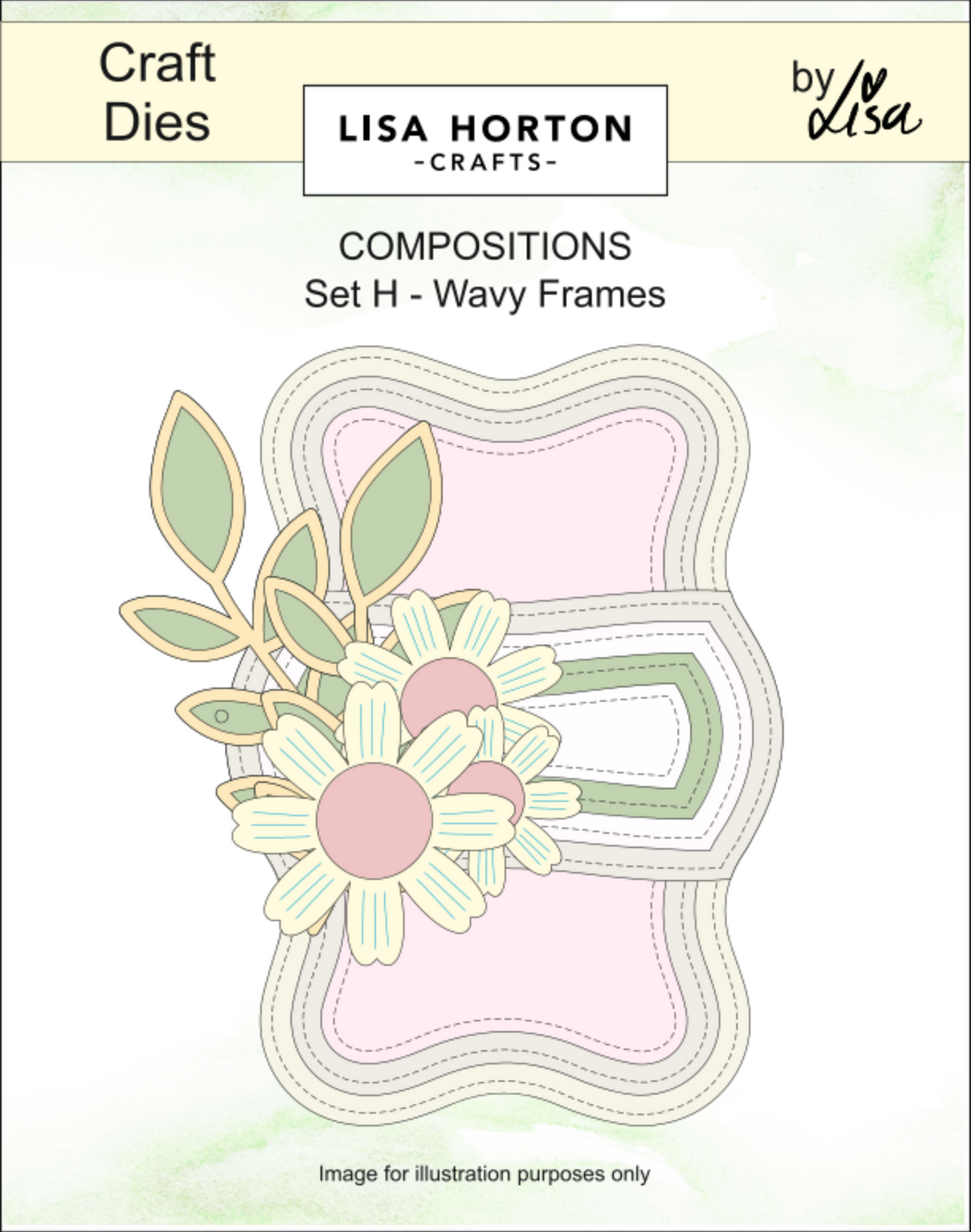 Composition Layout Dies - Set H (Wavy Frames)