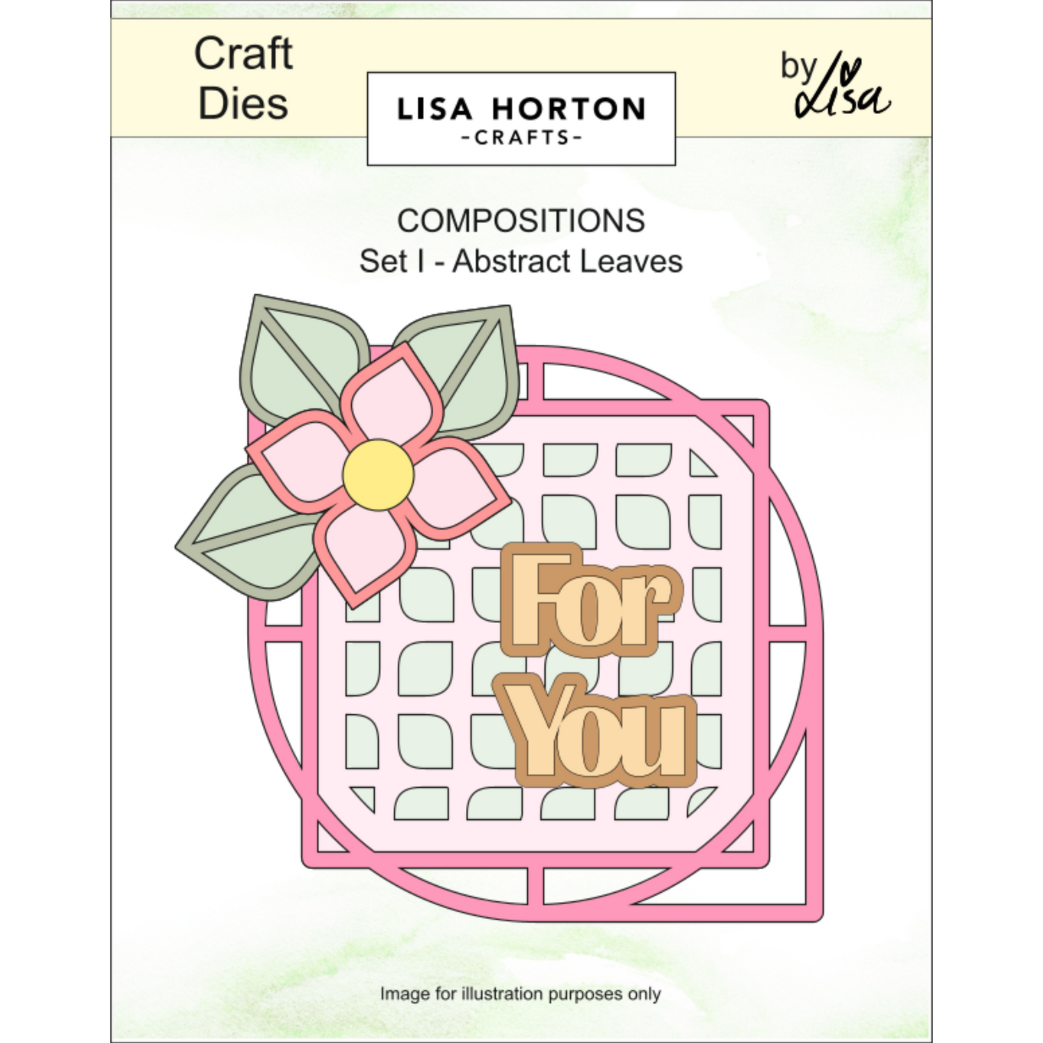 Composition Layout Dies - Set I (Abstract Leaves)