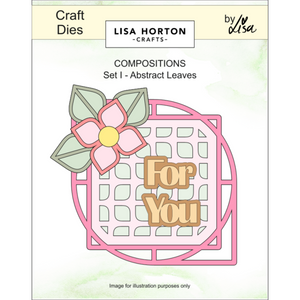 Composition Layout Dies - Set I (Abstract Leaves)