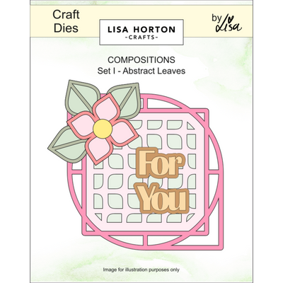 Composition Layout Dies - Set I (Abstract Leaves)