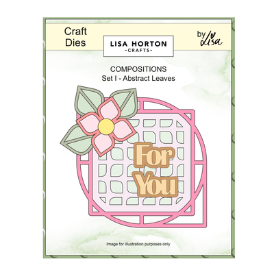 Lisa Horton Crafts Composition Layout Dies - Set I (Abstract Leaves)