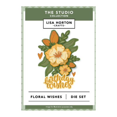 Lisa Horton Crafts Floral Wishes Main Die Set