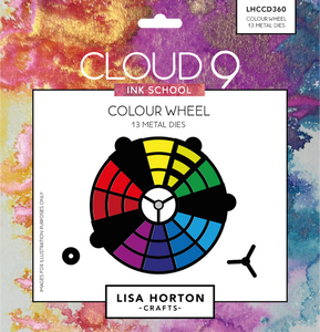 Cloud 9 Ink School Colour Wheel Die Set