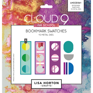 Cloud 9 Ink School Bookmark Swatches Die Set