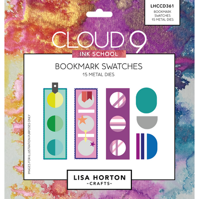 Cloud 9 Ink School Bookmark Swatches Die Set