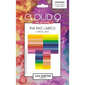 Cloud 9 Ink School Ink Pad Labels Die Set