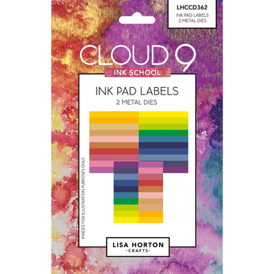 Cloud 9 Ink School Ink Pad Labels Die Set