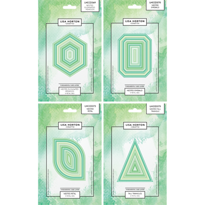 Fundamentals Set of 4 x Die Sets - Nested Shapes - Release 3