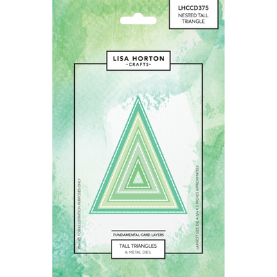 Fundamentals Die Set - Nested Tall Triangle (8 Dies)