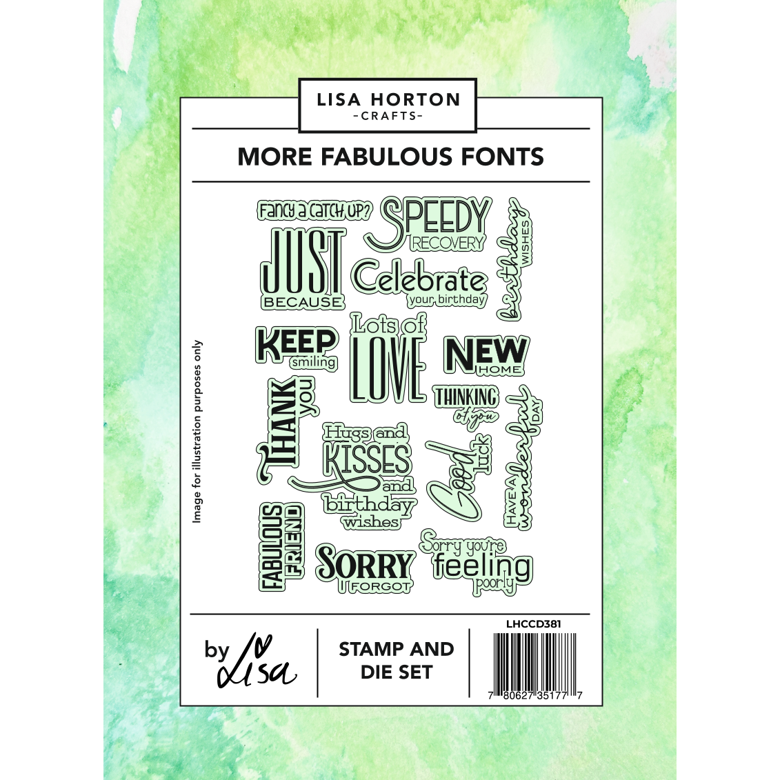 More Fabulous Fonts Stamp & Die Set
