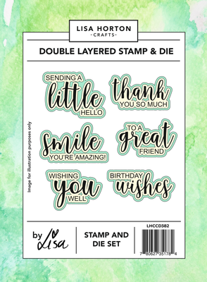 Lisa Horton Crafts Double Layered Stamp & Die Set