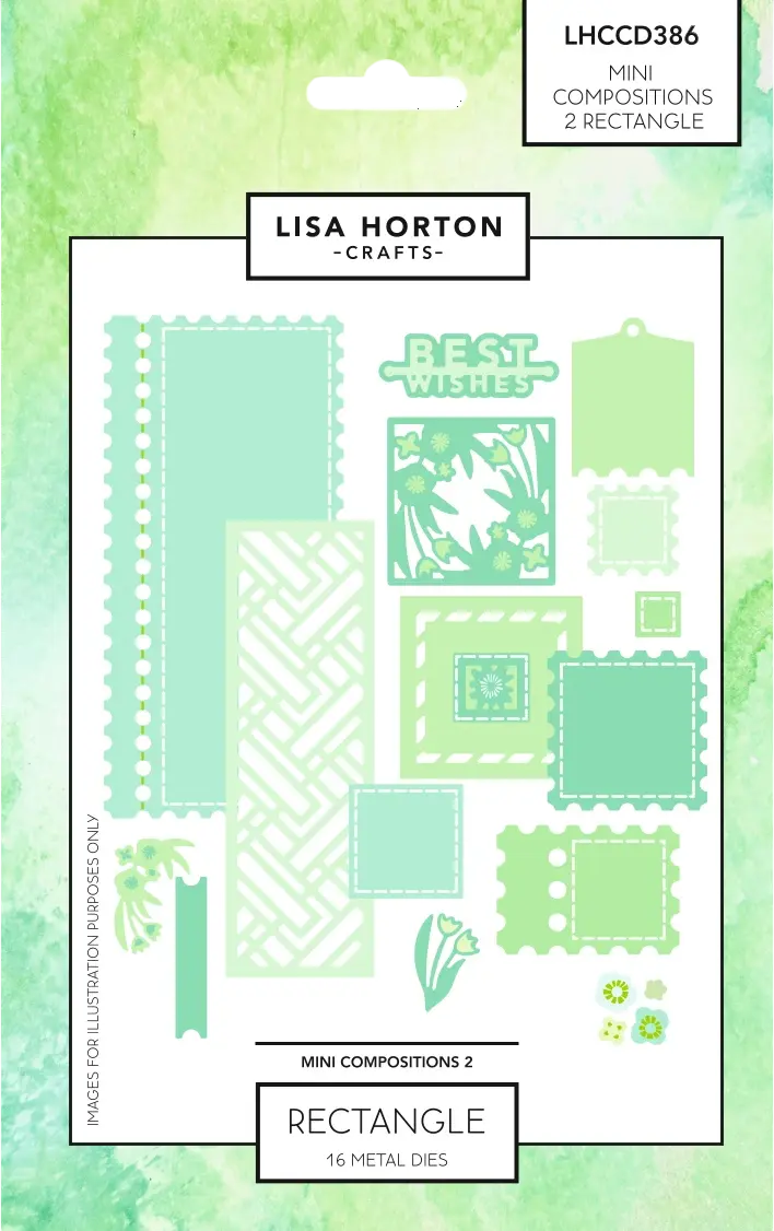 Mini Composition Layout Dies - Set B (Rectangle)