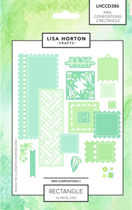 Mini Composition Layout Dies - Set B (Rectangle)