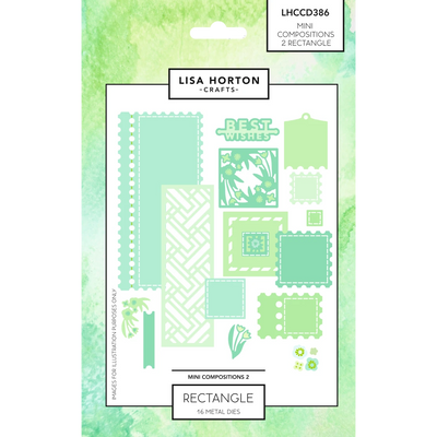 Mini Composition Layout Dies - Set B (Rectangle)