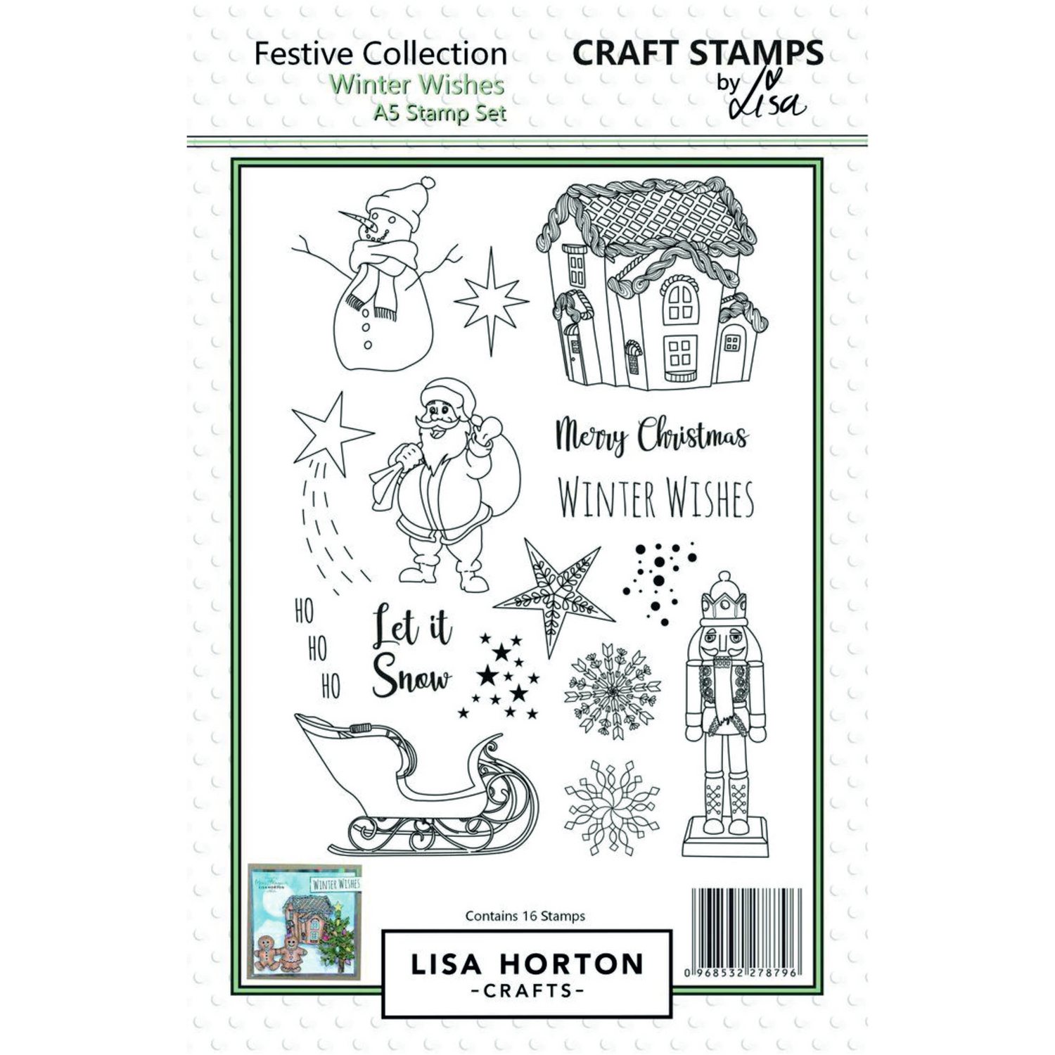 Winter Wishes A5 Stamp Set