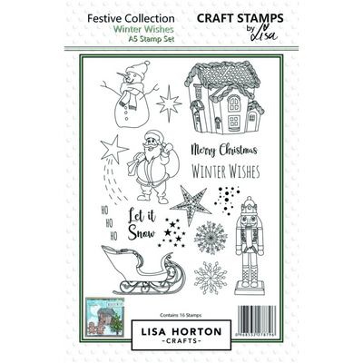 Winter Wishes A5 Stamp Set