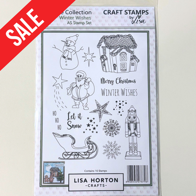 Lisa Horton Crafts Winter Wishes A5 Stamp Set