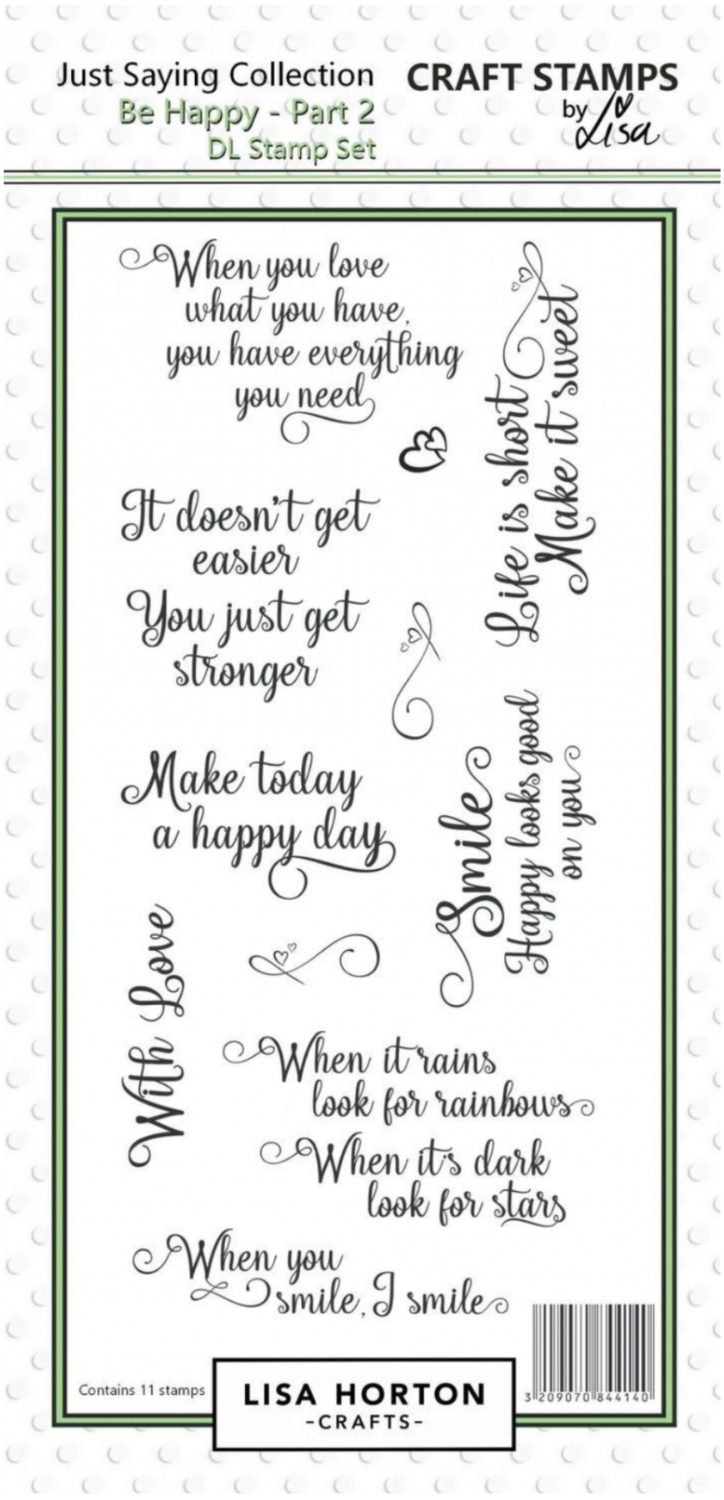 Be Happy DL Stamp Set - Part 2