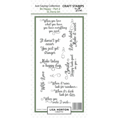 Be Happy DL Stamp Set - Part 2