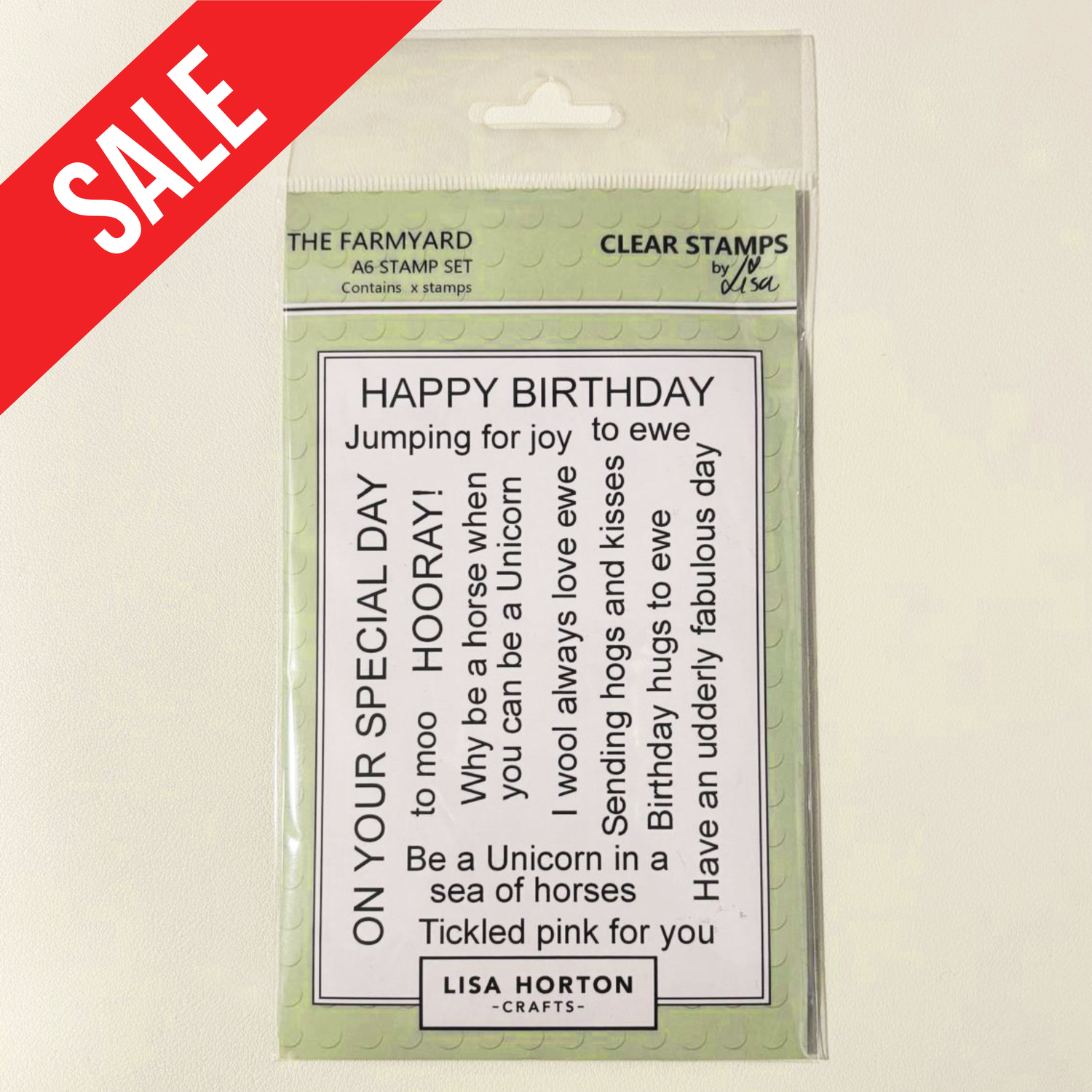 Lisa Horton Crafts The Farmyard A6 Stamp Set