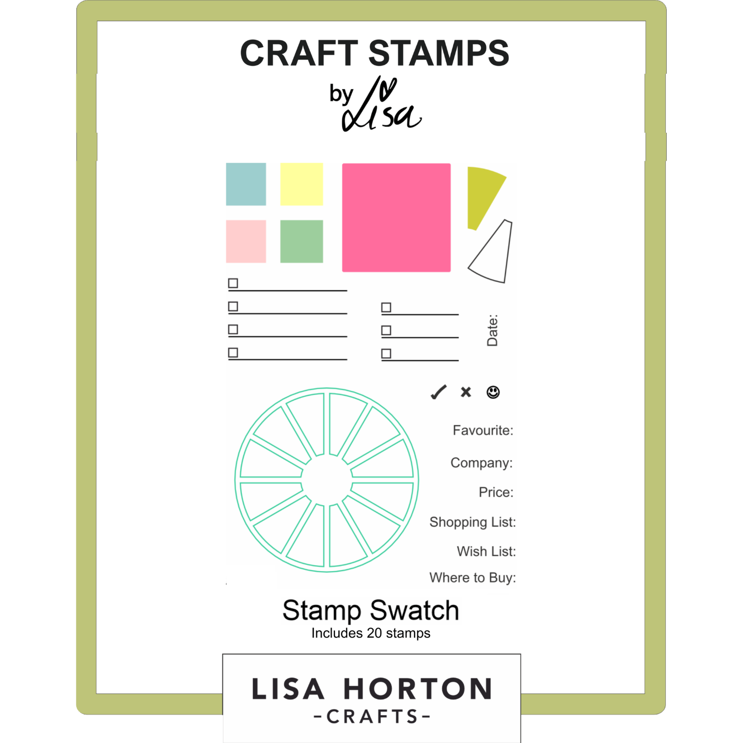 A5 Stamp Swatch