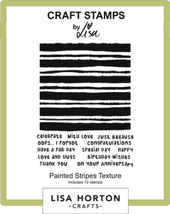 Painted Stripes Texture A5 Stamp Set