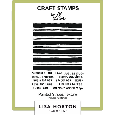 Painted Stripes Texture A5 Stamp Set