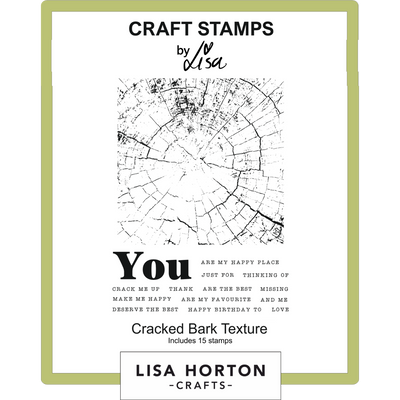 Cracked Bark Texture A5 Stamp Set