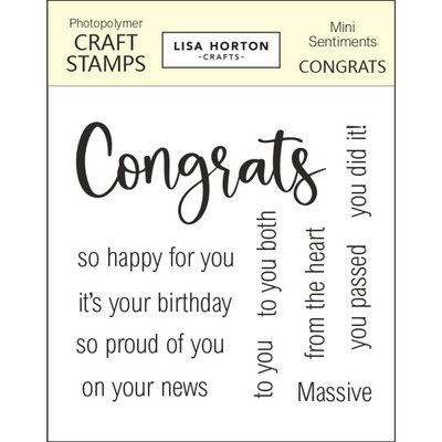 Mini Sentiments - Congrats