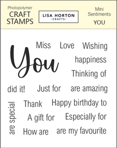 Mini Sentiments - You