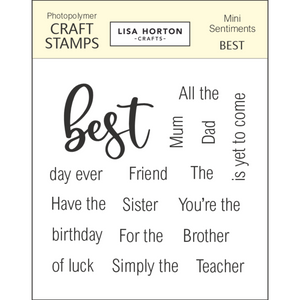 Mini Sentiments - Best