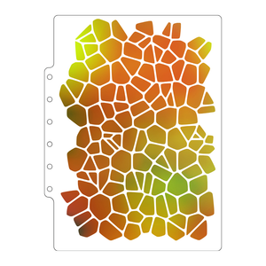 Lisa Horton Crafts Autumn Foliage Die Set with A5 Wavy Blooms and A5 Pebbles Stencils