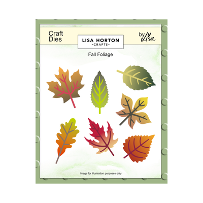 Lisa Horton Crafts  Autumn Fall Foliage Die Set