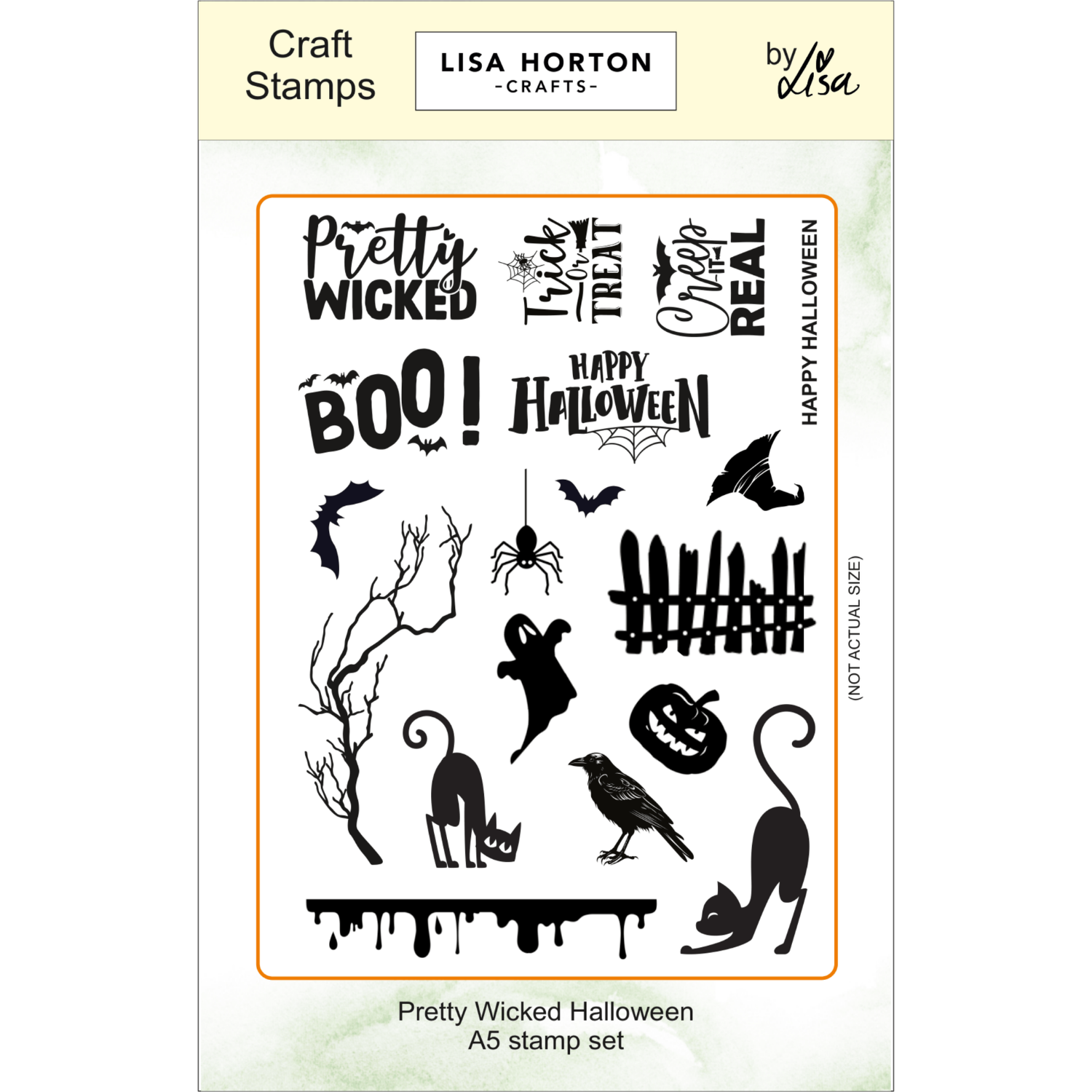 Pretty Wicked Halloween A5 Stamp Set