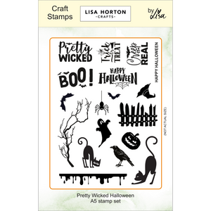 Pretty Wicked Halloween A5 Stamp Set