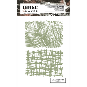 Muse & Maker Scratched Surface A6 Clear Stamp Set